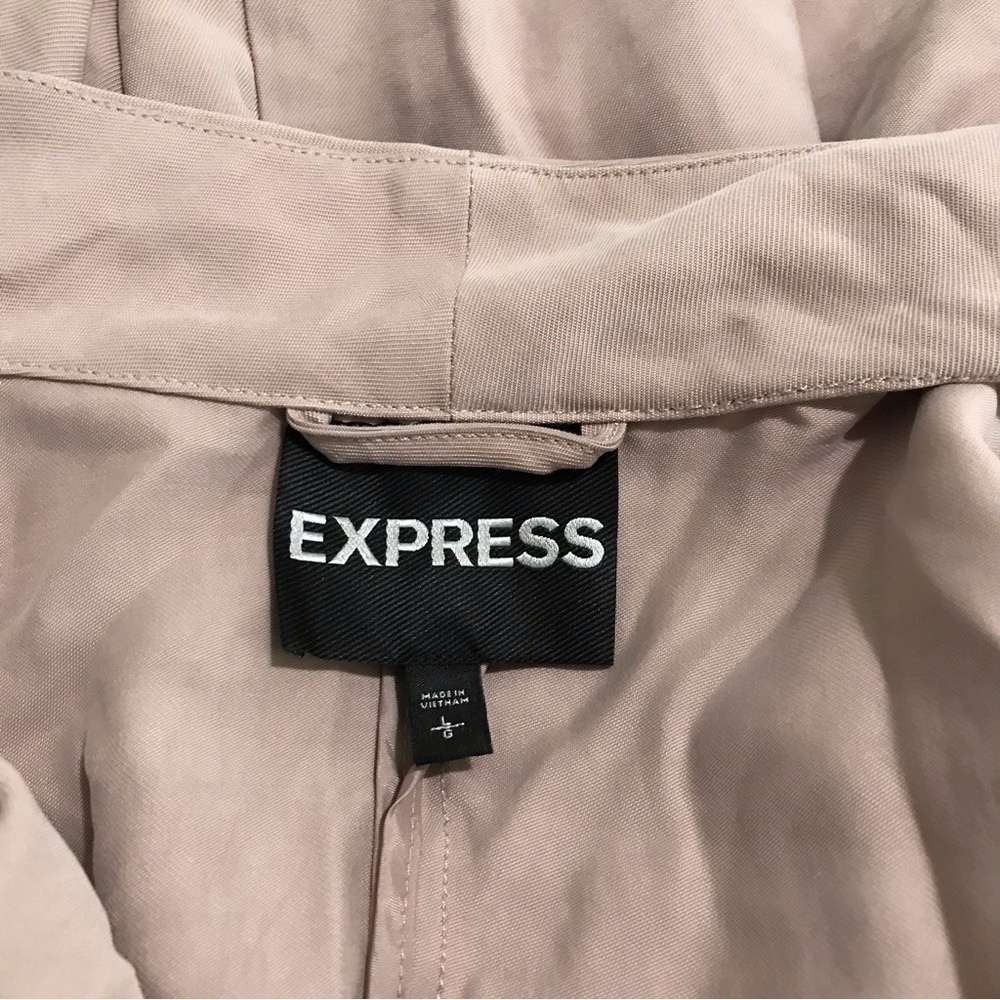 Express Dusty Mauve Open Drape Front Longline Dus… - image 2